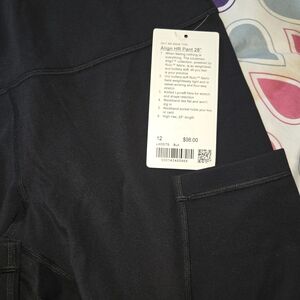 Black Align HR Pant 28"
